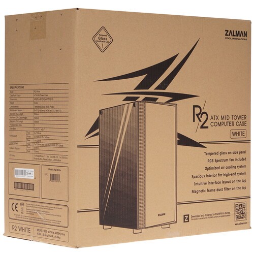 Компьютерный корпус Zalman R2 White