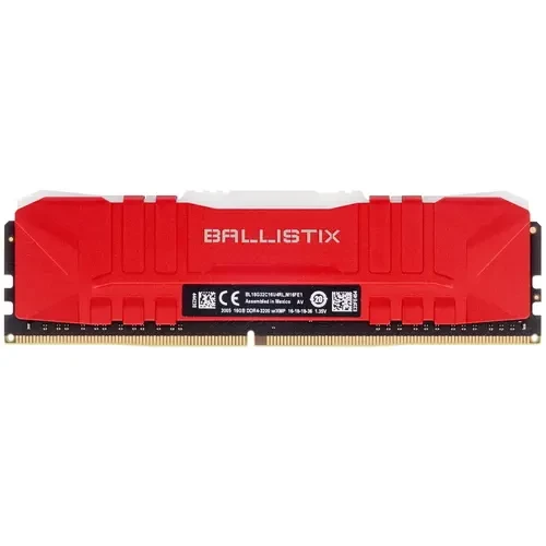 Оперативная память 16 Gb 3200 MHz CRUCIAL BALLISTIX Red RGB (BL16G32C16U4RL)