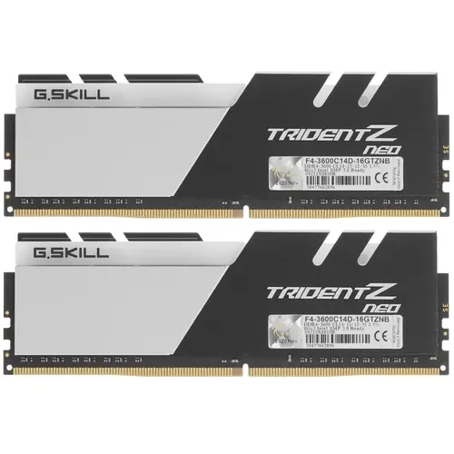 Оперативная память 16 Gb 3600 MHz G.Skill TRIDENT Z NEO (F4-3600C14D-16GTZNB)