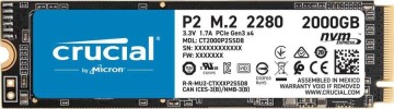 Твердотельный накопитель CRUCIAL 2000 Gb P2 CT2000P2SSD8