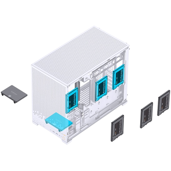 Компьютерный корпус JONSBO D32 PRO TG White