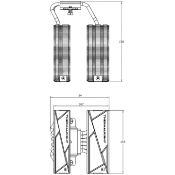 Кулер для процессора Thermalright Royal Knight 120 (TRRK120)
