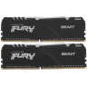 Оперативная память 32 Gb 2666 MHz Kingston FURY BEAST RGB Black (KF426C16BB1AK2/32)