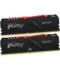 Оперативная память 16 Gb 2666 MHz Kingston FURY Beast RGB Black (KF426C16BBAK2/16)