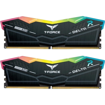 Оперативная память 64 Gb 6000 MHz Team Group T-FORCE DELTA RGB Black (FF3D564G6000HC38ADC01)