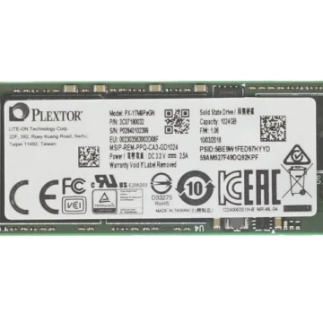Твердотельный накопитель Plextor 1000 Gb M9Pe PX-1TM9PeGN