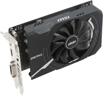 Видеокарта MSI (GT 1030 AERO ITX 2GD4 OC) GeForce GT1030 2GB AERO ITX OC