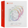 Вентилятор для корпуса ID-COOLING AF-127-ARGB-W TRIO
