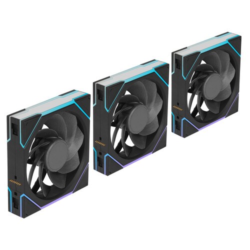 Комплект вентиляторов для корпуса Lian Li UNI FAN TL LCD 120 ARGB Black (G99.12TLLCD3B.R0)