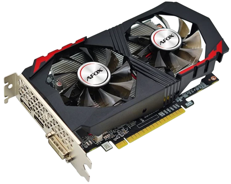 Видеокарта AFox (AF1050TI-4096D5H2-V6) GeForce GTX 1050 Ti 4GB GAMING