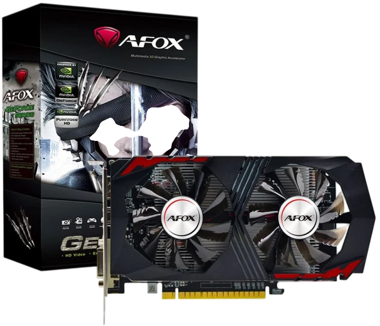 Видеокарта AFox (AF1050TI-4096D5H2-V6) GeForce GTX 1050 Ti 4GB GAMING