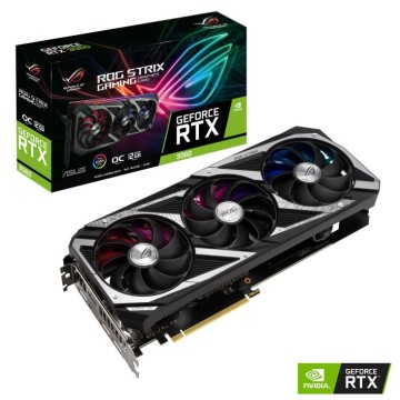 Видеокарта ASUS (ROG-STRIX-RTX3060-O12G-GAMING) GeForce RTX 3060 12Gb ROG STRIX OC