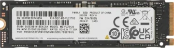 Твердотельный накопитель Samsung 512 Gb PM9A1 (MZVL2512HCJQ-00B07)