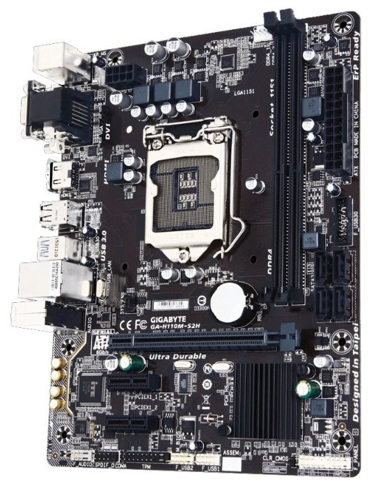 Материнская плата GIGABYTE GA-H110M-S2H