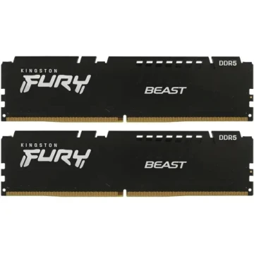 Оперативная память 64 Gb 6000 MHz Kingston FURY Beast Black (KF560C40BBK2-64)