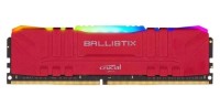 Оперативная память 8 Gb 3200 MHz CRUCIAL BALLISTIX Red RGB (BL8G32C16U4RL)