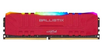 Оперативная память 8 Gb 3200 MHz CRUCIAL BALLISTIX Red RGB (BL8G32C16U4RL)
