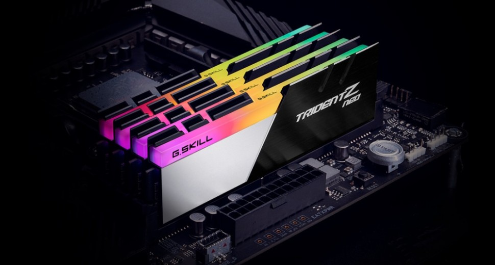 Оперативная память 16 Gb 3800 MHz G.Skill TRIDENT Z NEO (F4-3800C14D-16GTZN)