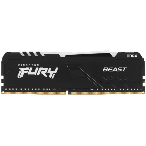 Оперативная память 16 Gb 2666 MHz Kingston FURY BEAST RGB Black (KF426C16BBA/16)
