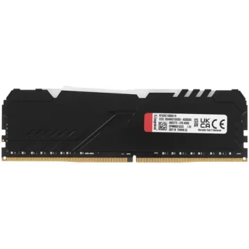 Оперативная память 16 Gb 2666 MHz Kingston FURY BEAST RGB Black (KF426C16BBA/16)