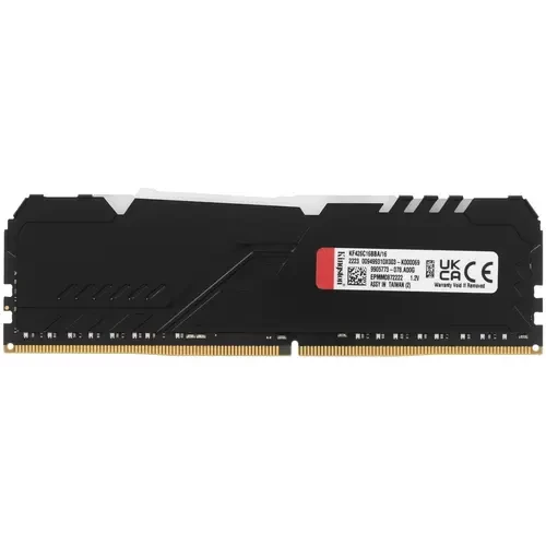 Оперативная память 16 Gb 2666 MHz Kingston FURY BEAST RGB Black (KF426C16BBA/16)