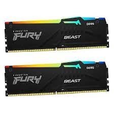 Оперативная память 64 Gb 6000 MHz Kingston FURY Beast RGB XMP (KF560C40BBAK2-64)