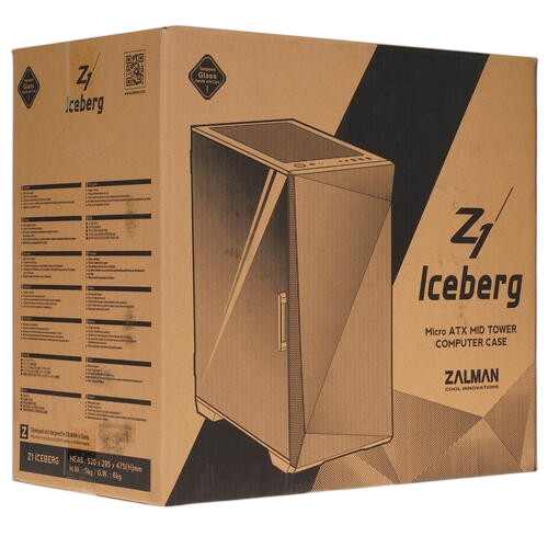 Компьютерный корпус Zalman Z1 Iceberg Black