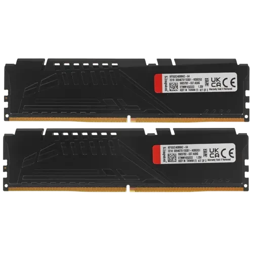 Оперативная память 64 Gb 5200 MHz Kingston FURY Beast Black XMP (KF552C40BBK2-64)