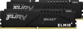 Оперативная память 64 Gb 5200 MHz Kingston FURY Beast Black XMP (KF552C40BBK2-64)