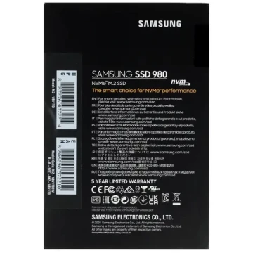 Твердотельный накопитель Samsung 1000 Gb 980 MZ-V8V1T0B/AM