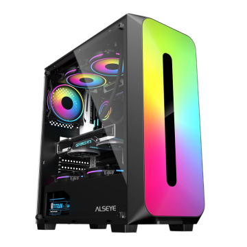 Компьютерный корпус ALSEYE RGB TG Black (Colorful-B)