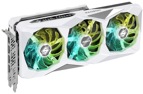 Видеокарта ASRock (RX7900GRE SL 16GO) Radeon RX 7900 GRE 16GB STEEL LEGEND OC