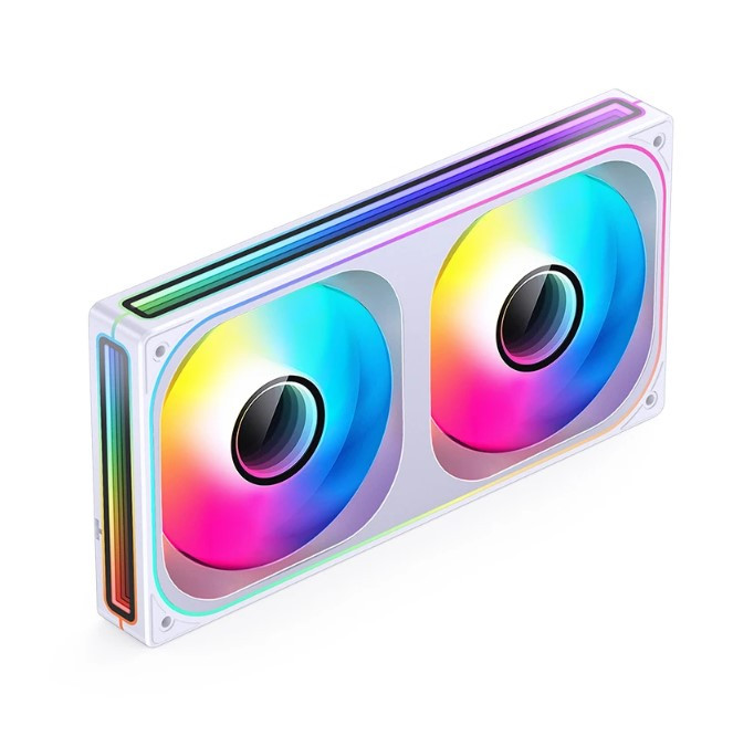 Вентилятор для корпуса Ji Jia Fans 240 ARGB White v1