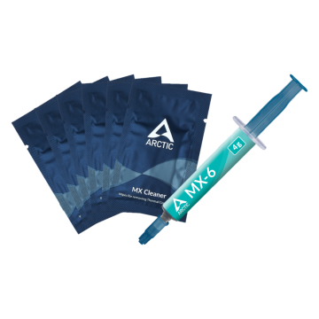 Теплопроводящая паста (термопаста) Arctic Cooling MX-6 4g MX Cleaner (ACTCP00084A)