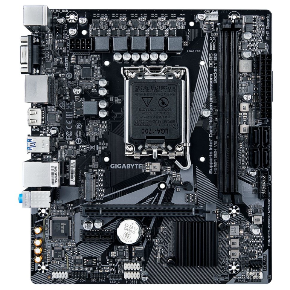 Материнская плата Gigabyte H610M S2H V2