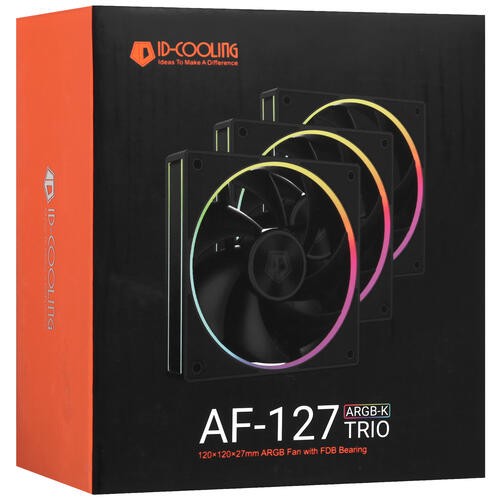 Вентилятор для корпуса ID-COOLING AF-127-ARGB-K TRIO