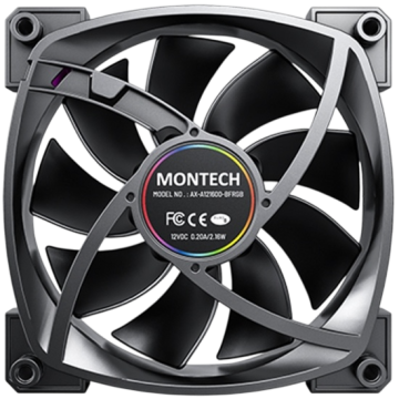 Вентилятор для корпуса Montech AX120 ARGB Black (AX120B) PWM