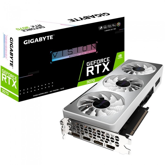 Видеокарта GIGABYTE (GV-N3070VISION OC-8GD) GeForce RTX 3070 8GB VISION OC