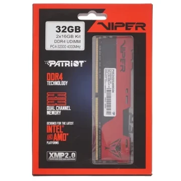 Оперативная память 32 Gb 4000 MHz PATRIOT VIPER ELITE (PVE2432G400C0K)
