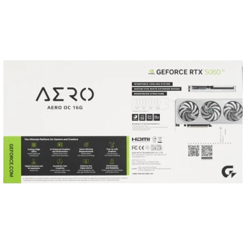 Видеокарта Gigabyte (GV-N506TAERO OC-16GD) GeForce RTX 5060 Ti 16GB AERO OC