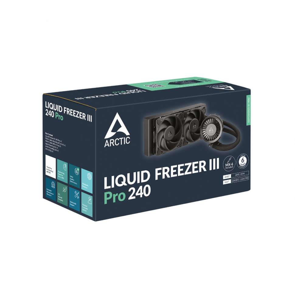 Система жидкостного охлаждения для процессора Arctic Cooling Liquid Freezer III Pro 240 All-In-One CPU (ACFRE00178A)