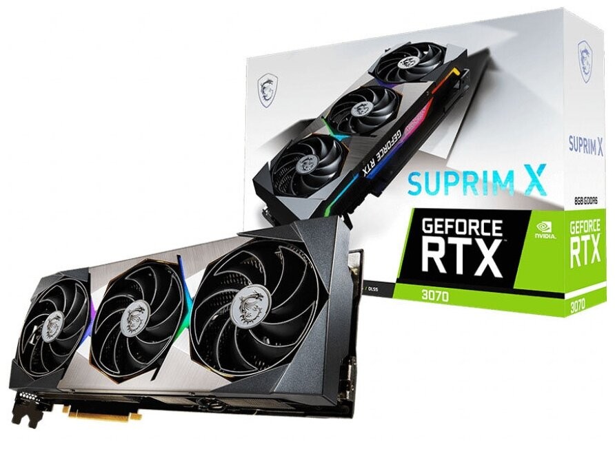 Видеокарта MSI (RTX 3070 SUPRIM X 8G) GeForce RTX 3070 8GB SUPRIM X LHR