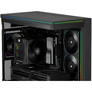 Кулер для процессора Thermalright Royal Knight 120 Digital Black (TRRK120DB)