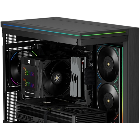Кулер для процессора Thermalright Royal Knight 120 Digital Black (TRRK120DB)