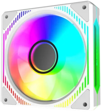 Вентилятор для корпуса ALSEYE ARGB White Mirror-W-P