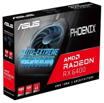 Видеокарта ASUS (PH-RX6400-4G) Radeon RX 6400 4GB Phoenix 90YV0H91-M0NA00