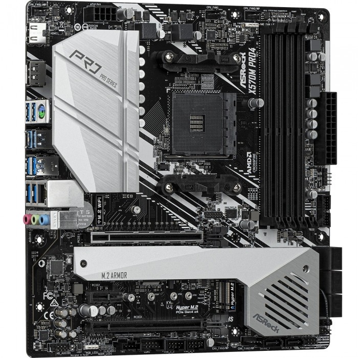 Материнская плата ASRock X570M PRO4