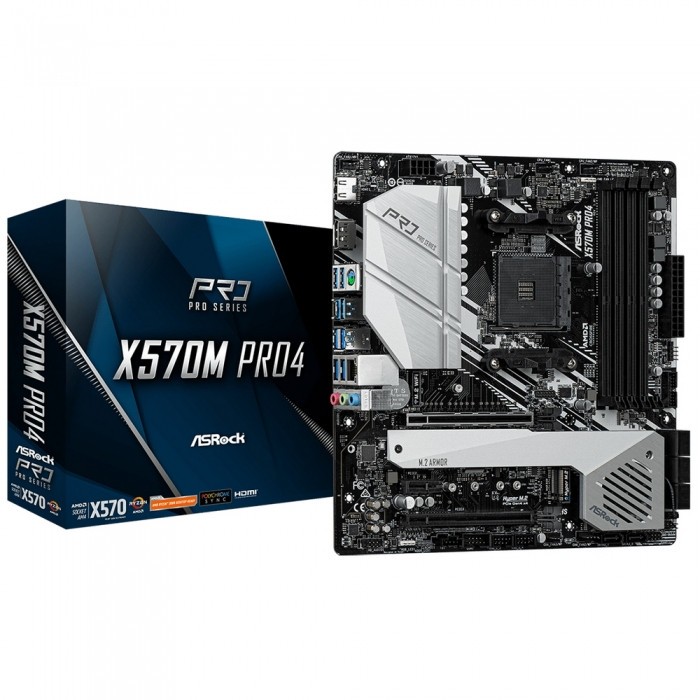Материнская плата ASRock X570M PRO4