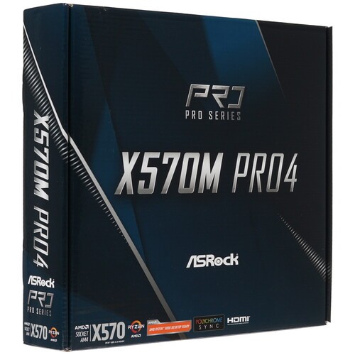 Материнская плата ASRock X570M PRO4