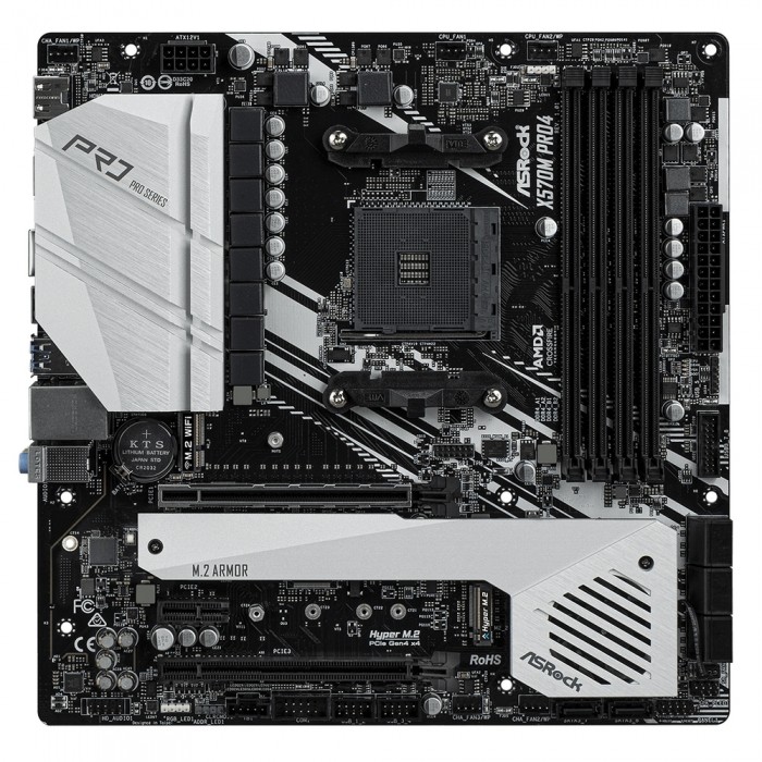Материнская плата ASRock X570M PRO4